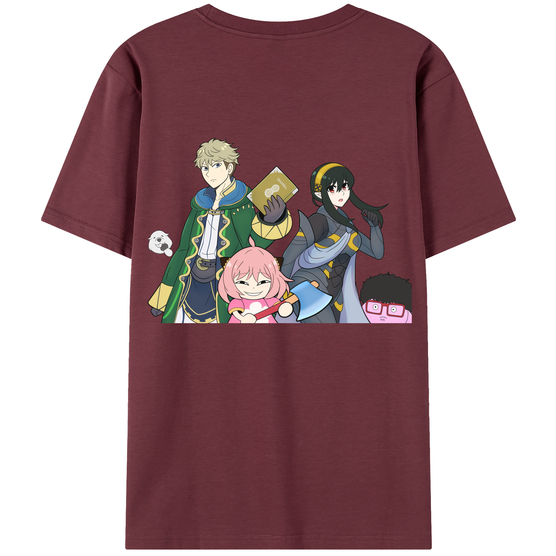 （画像用） SPY×FAMILY间谍家家酒 綿100％半袖Tシャツ（背面プリント）